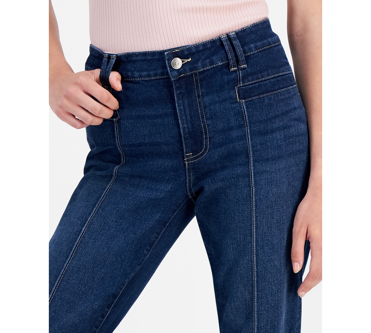 Nautica Jeans Women's Flared Demi-Bootcut Cropped Jeans