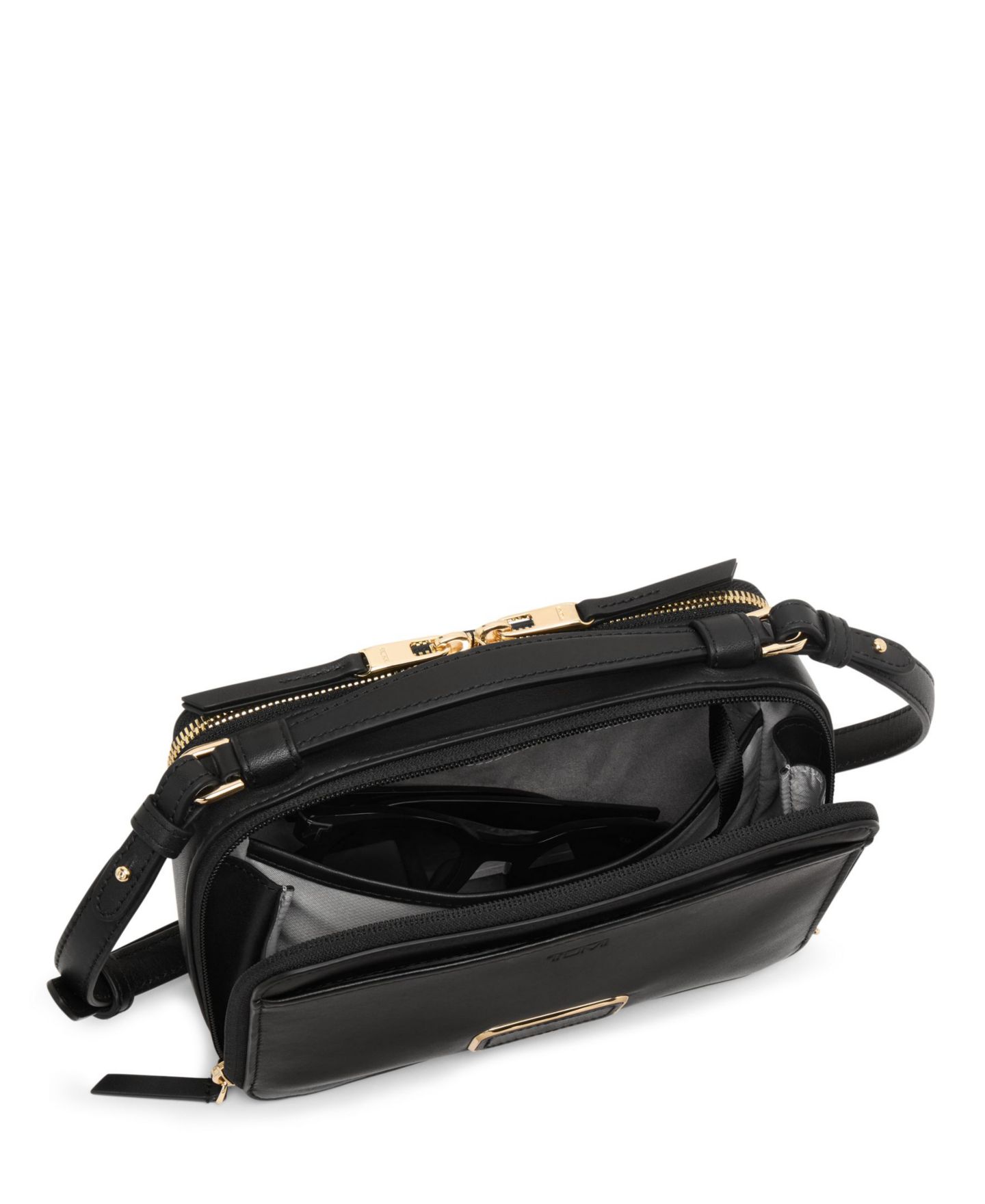 Сумка Tumi Voyageur Myla Crossbody, цвет: Чёрный / Светлый золотой — фото 5
