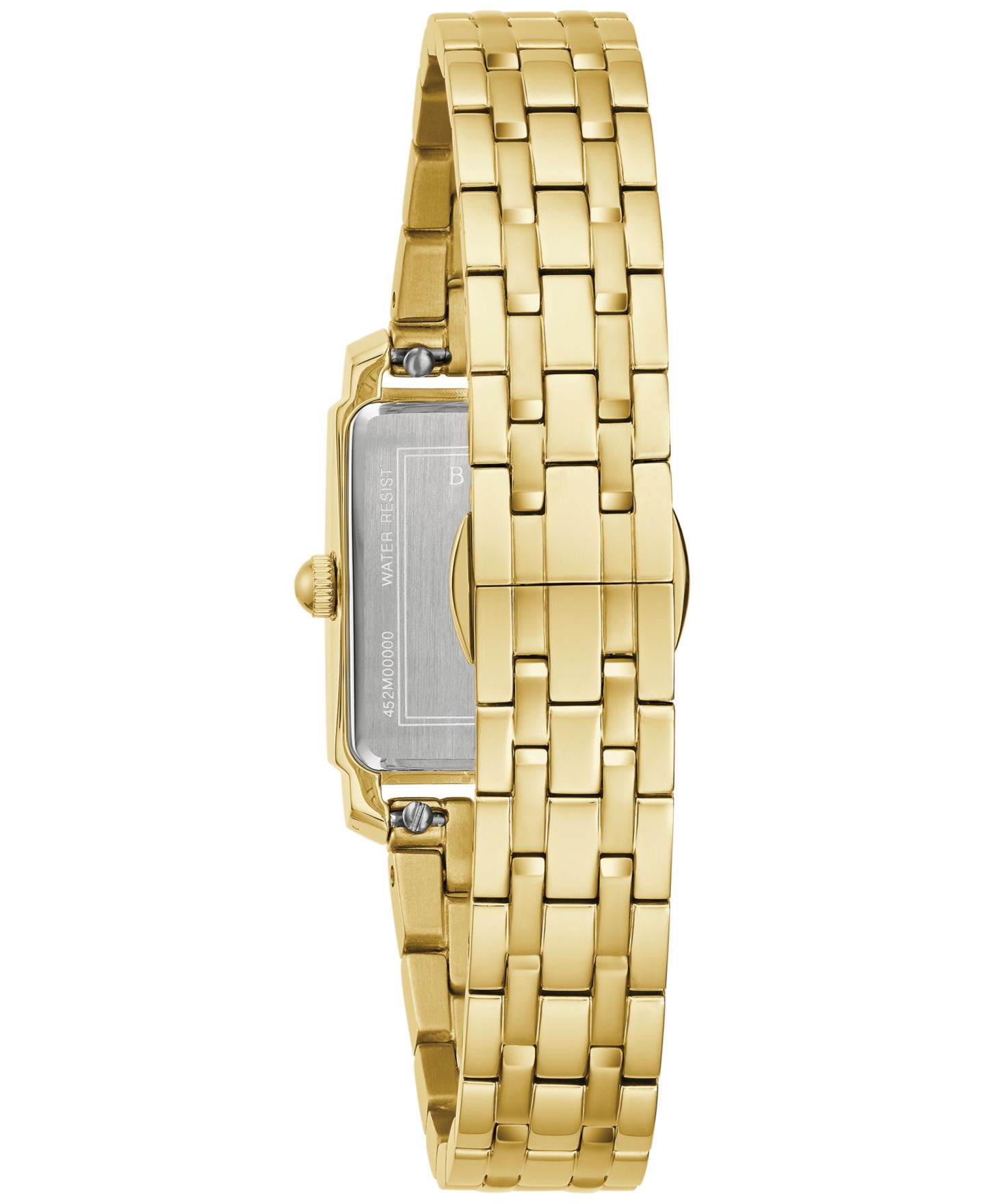 Женские часы Bulova Sutton Gold-Tone Stainless Steel Bracelet Watch 21mm — фото 3