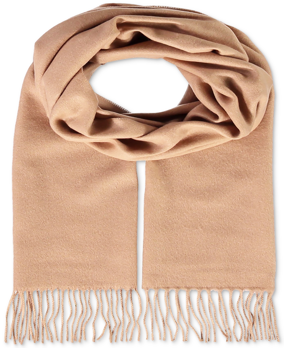 Fraas Women's Twisted Fringe Solid Color Muffler Scarf