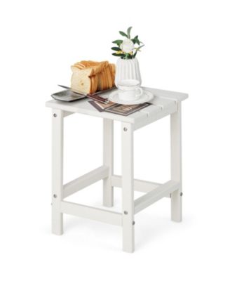 14 Inch Square Weather-Resistant Adirondack Side Table