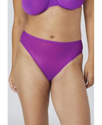 Women's Medium Highwaist Mesh Brief