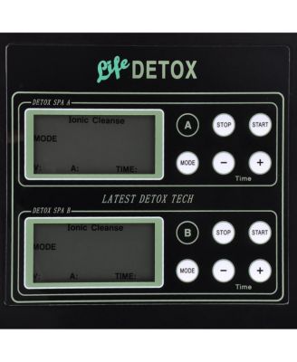 Dual User Foot Bath Machine Ionic Detox Foot Spa Cell Cleanse Machine LCD Tool