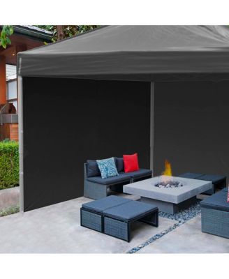 InstaHibit Universal Privacy Sidewall UV30+ Fits 10x10ft Canopy 1 Piece Gazebo