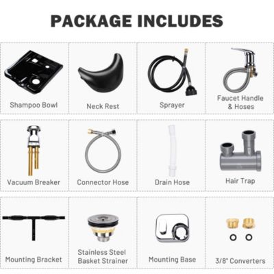 Shampoo Bowl Beauty Salon Sink Bowl Barber Shop Mounting Ability