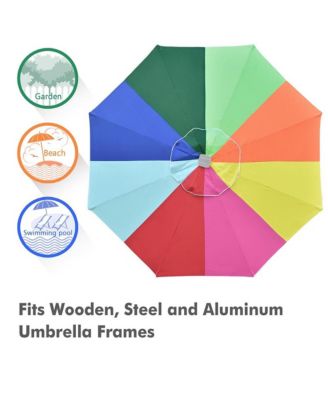 8ft Universal Replacement Umbrella Canopy Top Cover Patio Beach