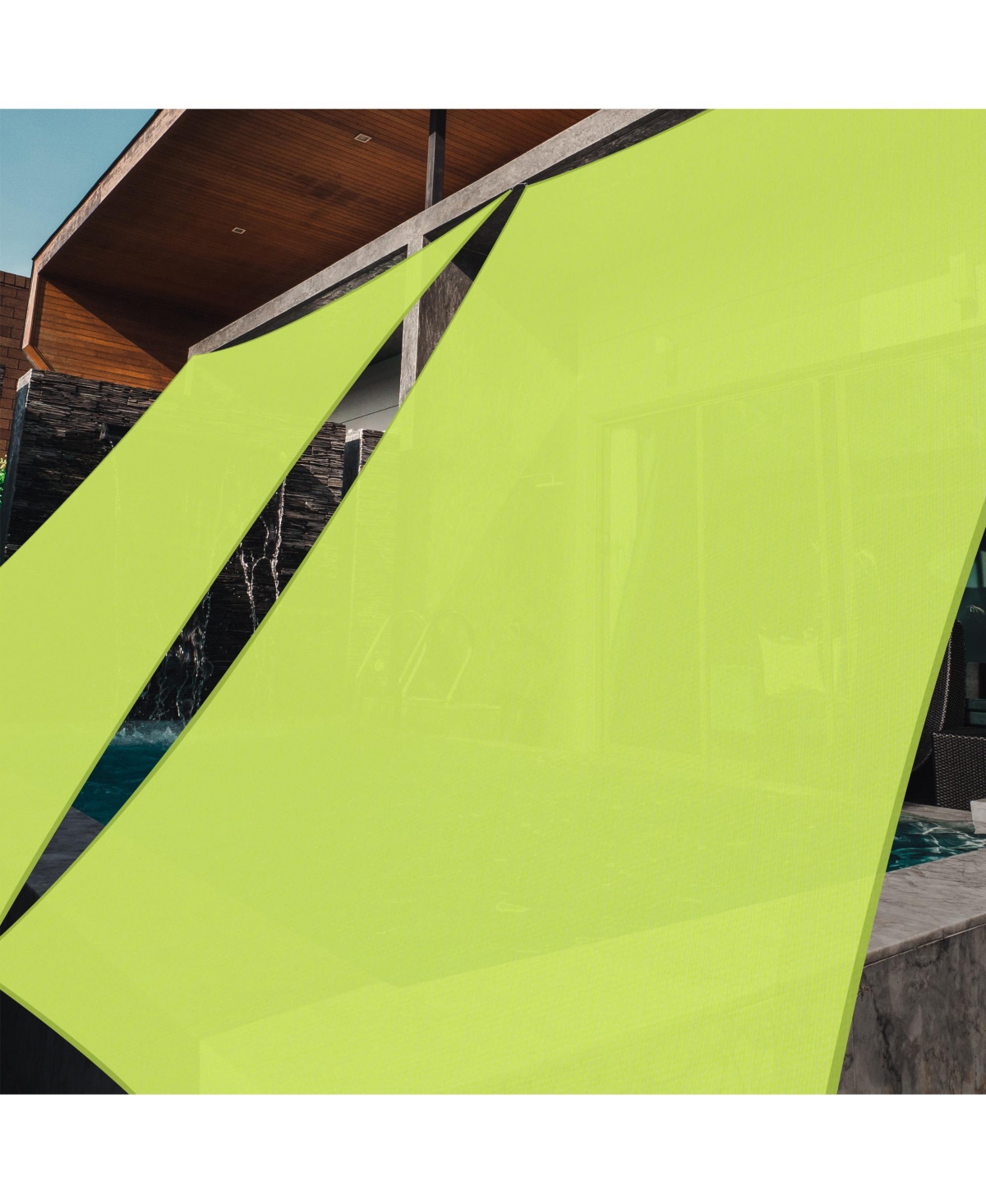 Yescom 2 Pack 16x16 Ft 97% Uv Block Square Sun Shade Sail Hdpe Canopy Patio Garden Yard