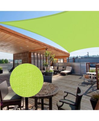 2 Pack 18x18 Ft 97% UV Block Square Sun Shade Sail Canopy Outdoor Backyard Pool