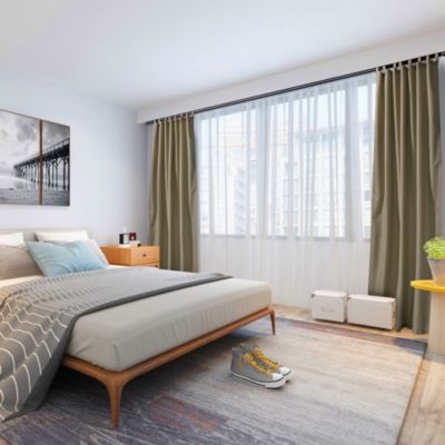 54"x120" Outdoor Curtain Panel Tab Top UV30+ Porch Pergola Backyard 2 Piece