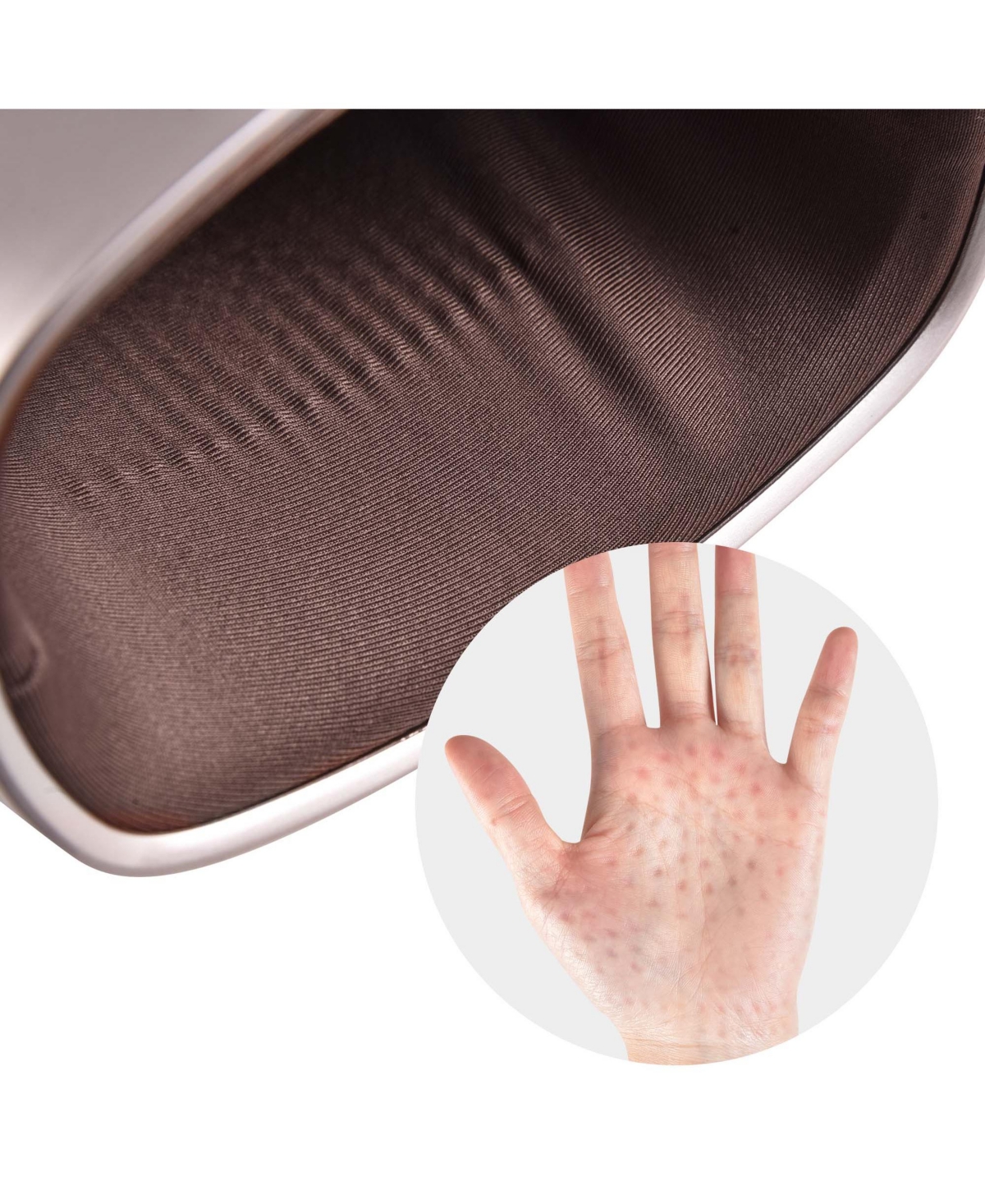 Yescom Hand Massager Air Compression Vibration Heat 6 Modes & Intensities Palm Wrist