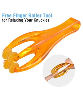 Hand Massager Air Compression Vibration Palm Wrist Heat 6 Modes & Intensities