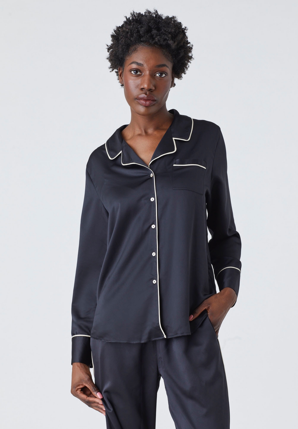 Cuup Plus Size The Pajama Set - Recycled Satin