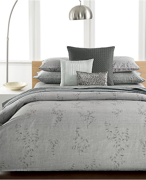 Calvin Klein Closeout Staggered Lines King Coverlet Reviews