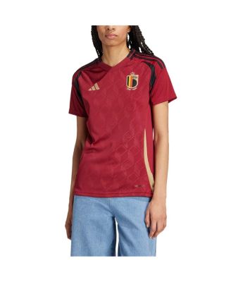 Women's Burgundy Belgium National Team 2024 Home Replica Jersey