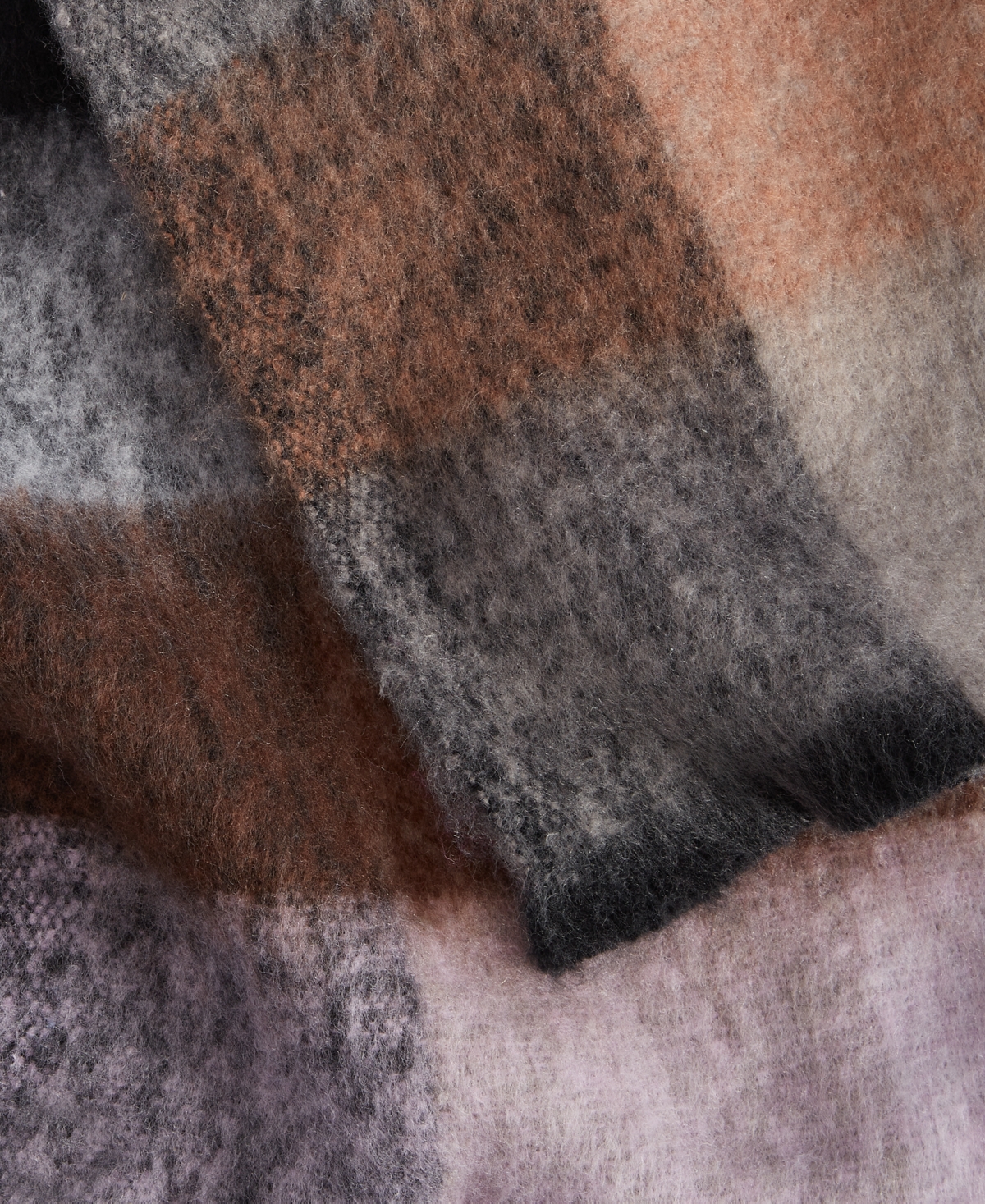 On 34th Women's Oversized Brushed Colorblocked Scarf, Created for Macy's