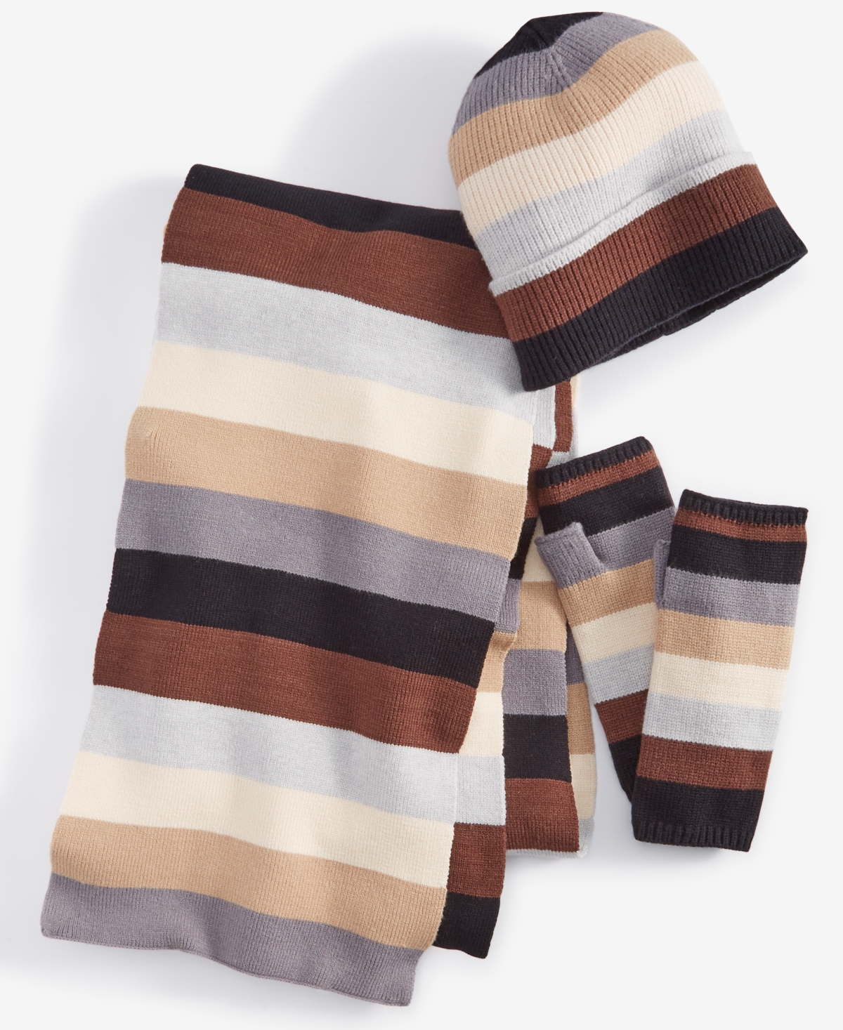 On 34th Women's Colorblocked Cuffed Beanie, Created for Macy's