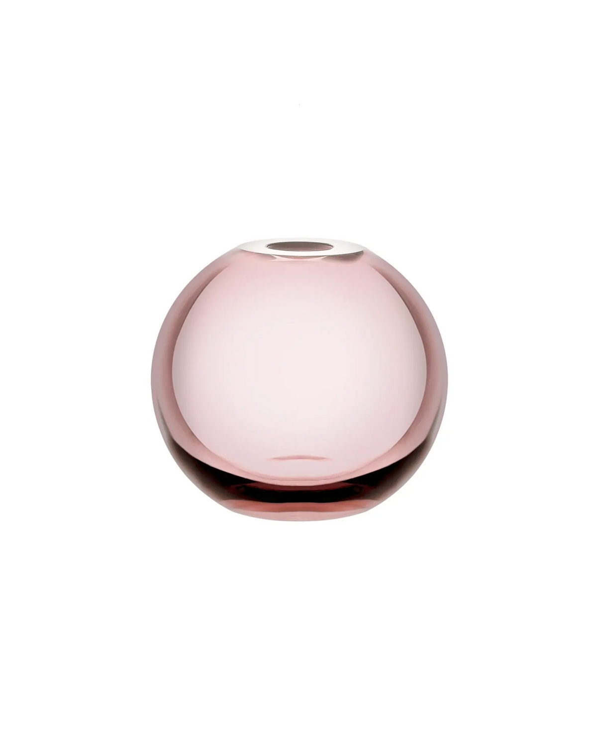 Nude Glass Small Mars Vase In Apricot