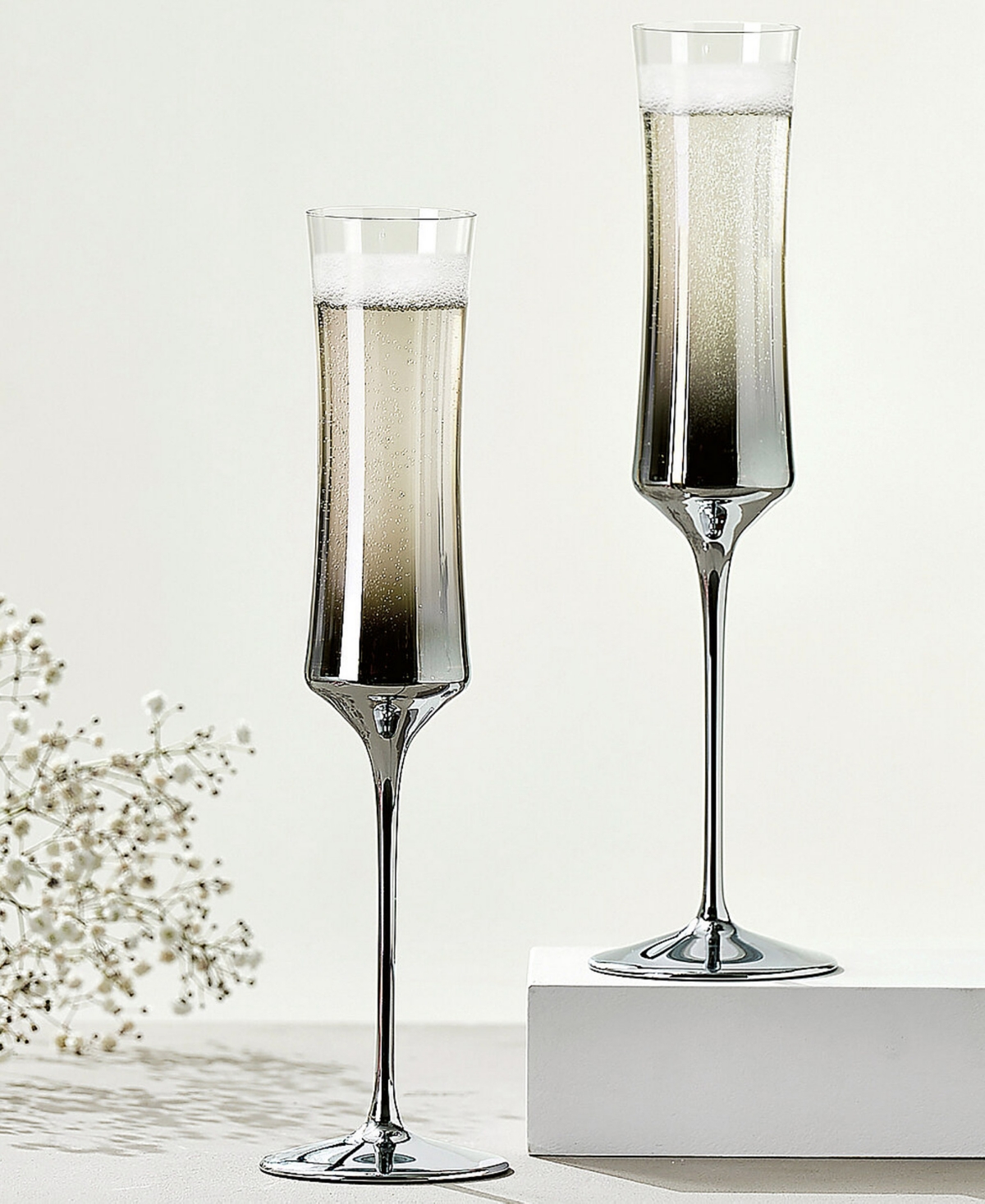 Nude Glass Dream Parade Champagne Glasses, Set of 2