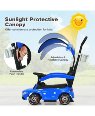 3-in-1 Mercedes Benz Ride-on Toddler Sliding Car