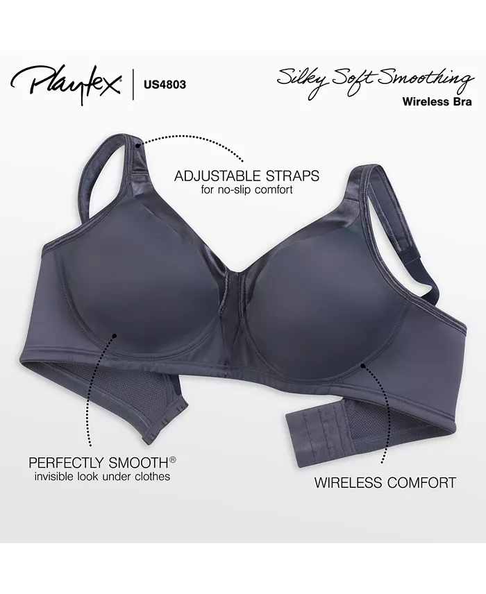 Full Figure 18 Hour Sleek & Smooth Wireless Bra 4803, Online Only - thumbnail 6
