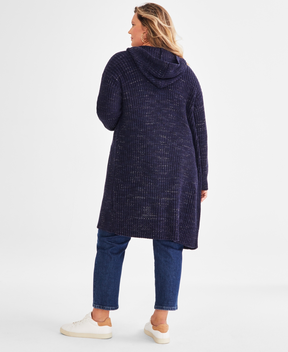 Style & Co Plus Size Hooded Cardigan, Created for Macy's