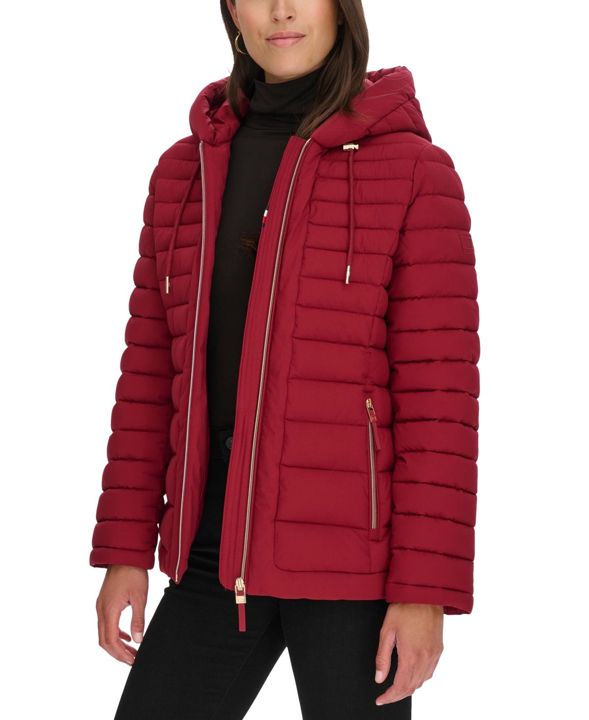 Tommy Hilfiger Women's Hooded Packable Puffer Coat