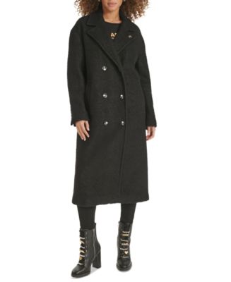 KARL LAGERFELD PARIS Women's Double-Breasted Overcoat, Created for