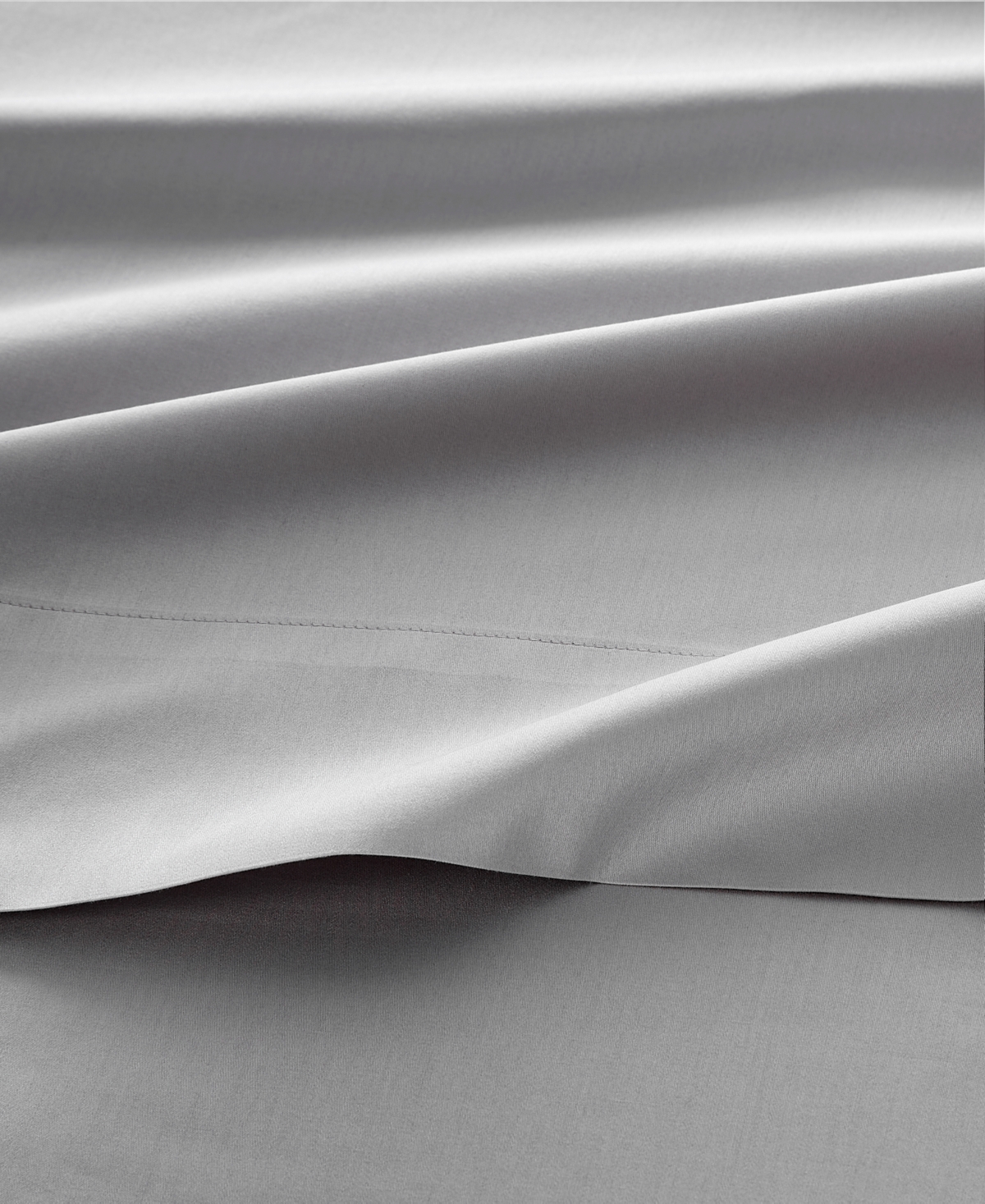 Oake Organic 300-thread Count Organic Cotton 3-pc. Sheet Set, Twin, Exclusively At Macy's In Gray