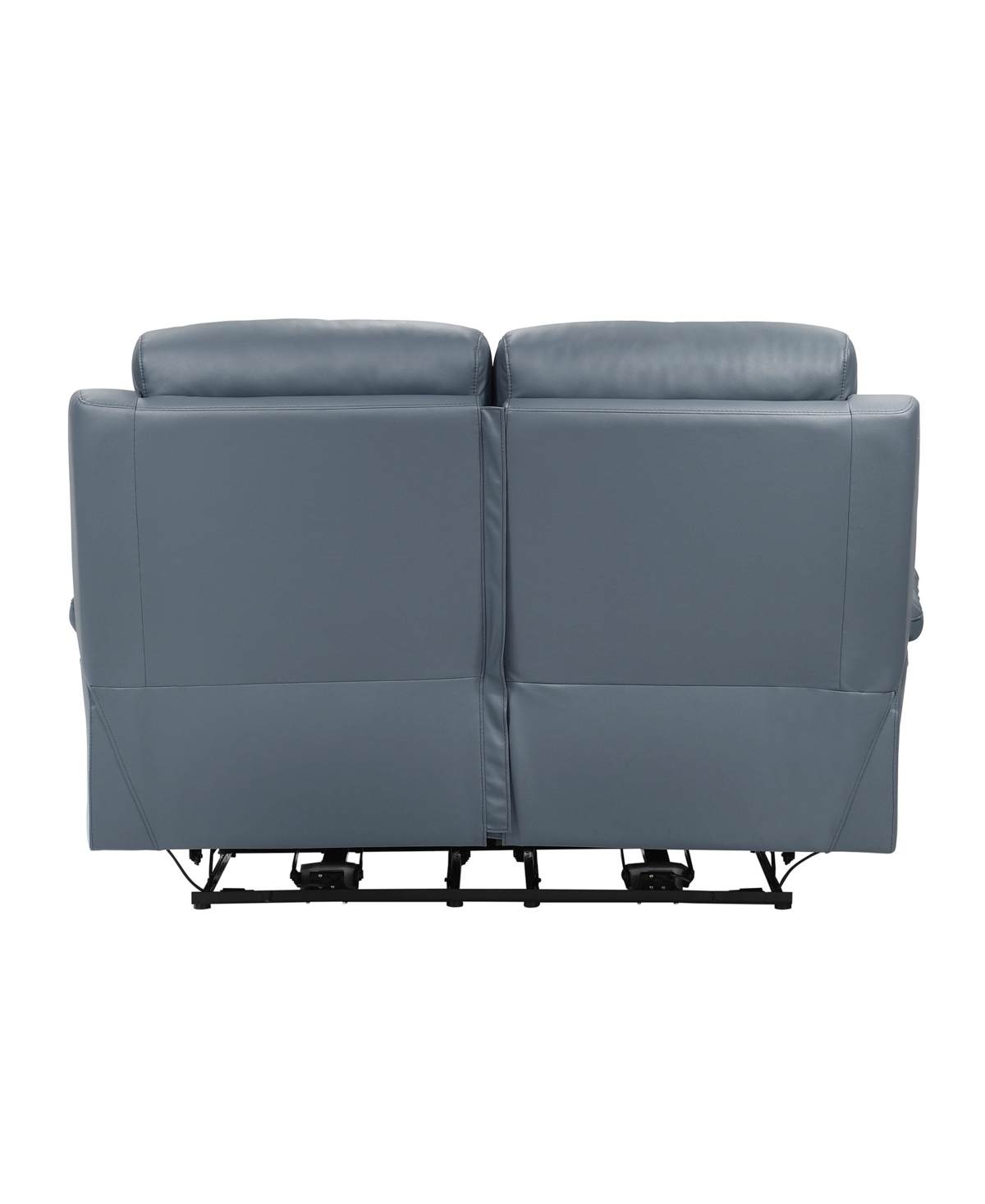 Shop Homelegance White Label Rittman 64" Power Double Reclining Love Seat In Blue
