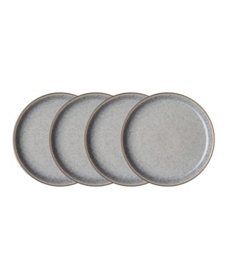 Studio Grey Medium Coupe Plates, Set of 4