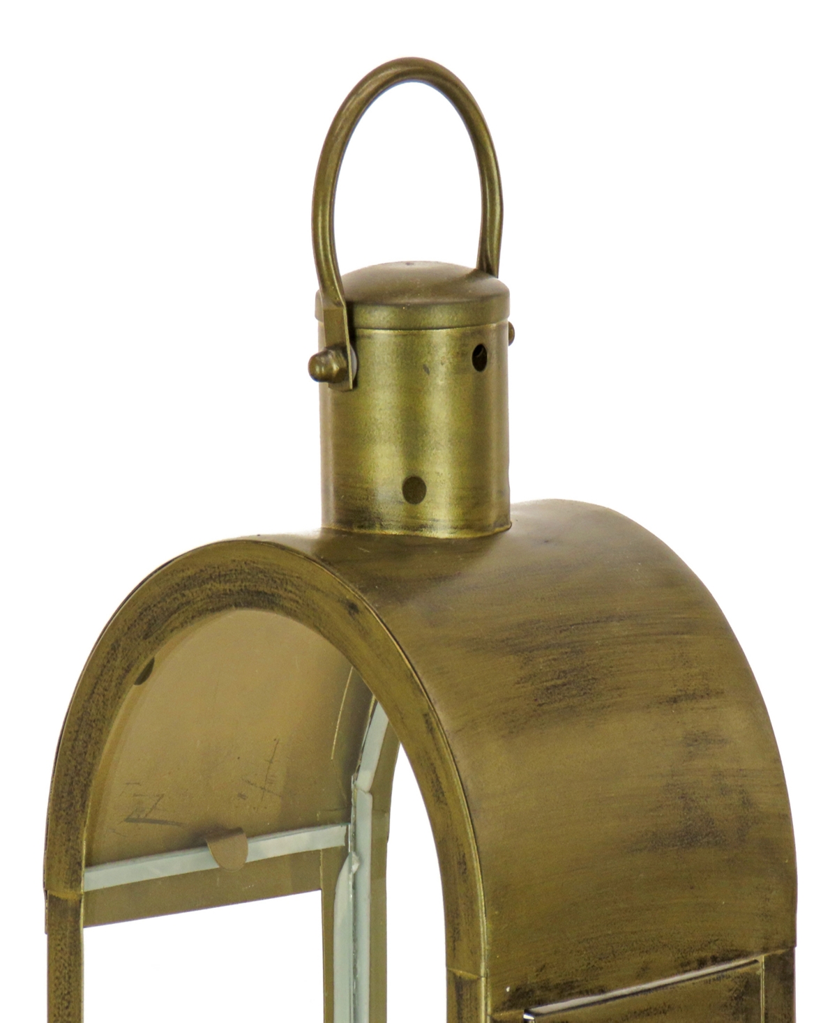 National Tree Company Hgtv Home Collection Antique Bronze Arched Lantern, Large In Bronze