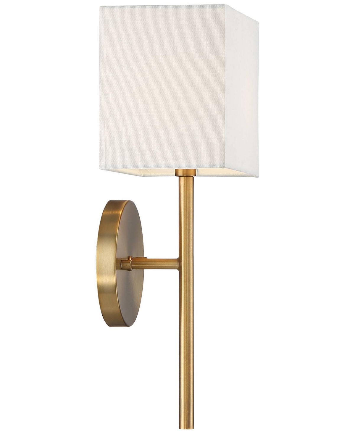 Favre au Modern Wall Sconce Lighting Warm BrassHardwired 16 1/4