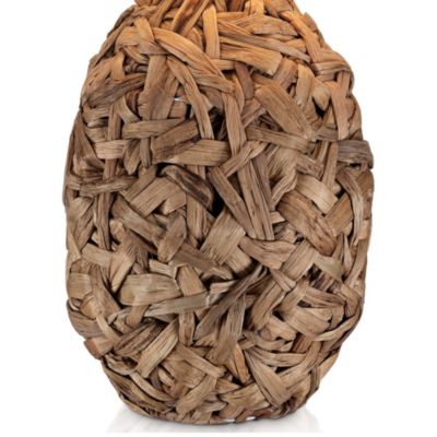 Nantucket Modern Coastal Table Lamp 26" High Natural Woven Seagrass White Drum Shade for Bedroom Living Room House Bedside Nightstand