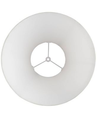 Beige Mushroom Pleated Medium Empire Lamp Shade 7" Top x 16" Bottom x 12" Slant x 11.25" High (Spider) Replacement with Harp and Finial