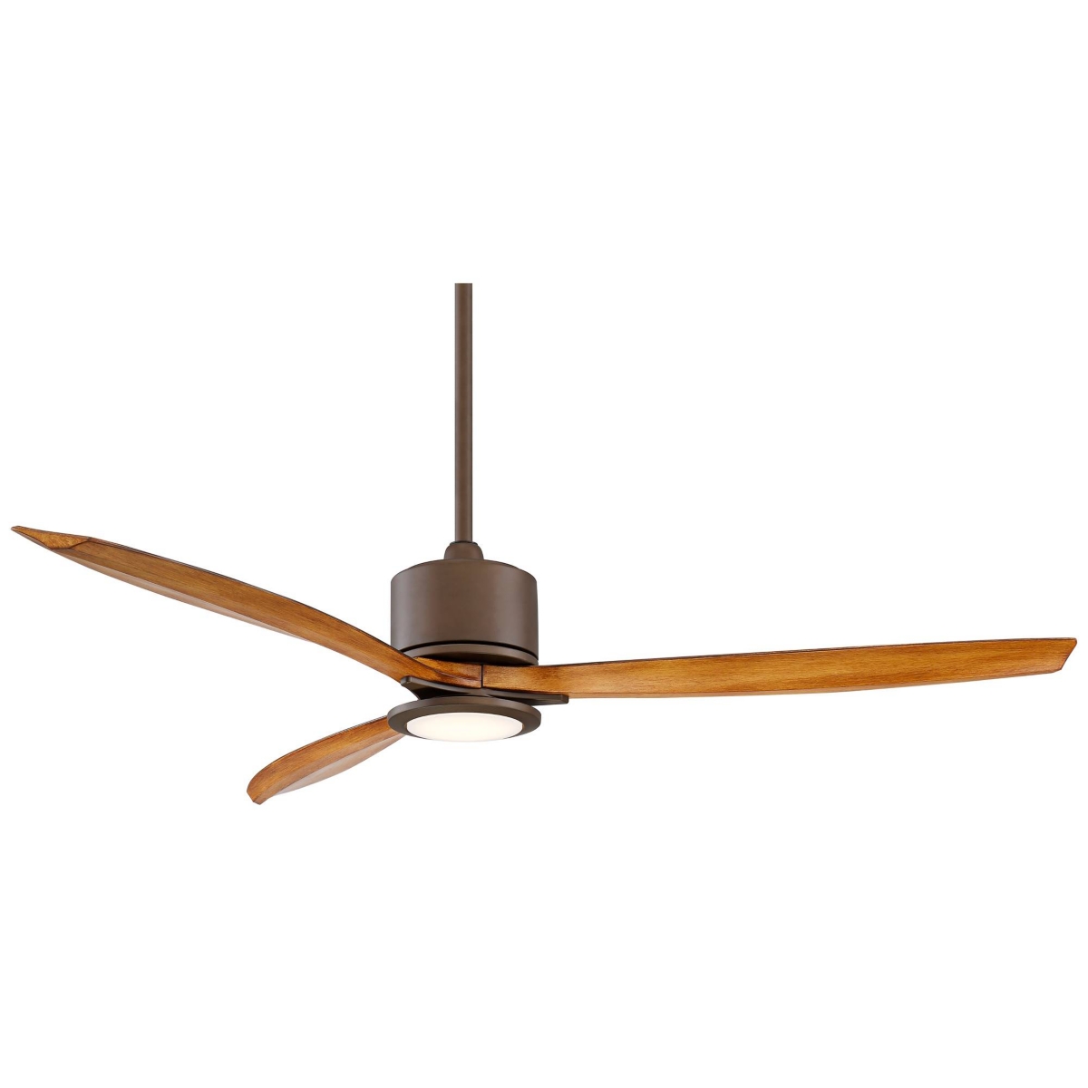 Casa Vieja Rally Industrial Rustic 3 Blade Indoor Outdoor Ceiling Fan with Led Light Remote Control Oil Rubbed Bronze Koa Damp Rated for Patio Ext