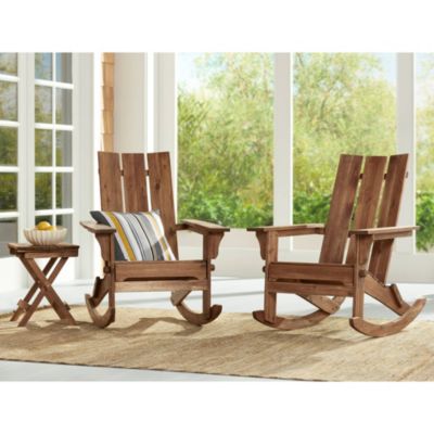 Monterey 20" Wide Natural Wood Outdoor Side Table for Garden Yard Patio Deck Balcony Shed Front Porch