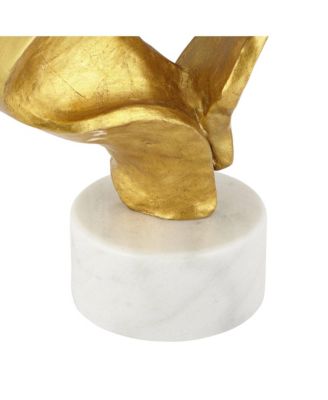 Hera Modern Vintage Glam Table Lamp 31" Tall Sculptural Rose Gold White Shade Bedroom Living Room Bedside Nightstand Office Kids