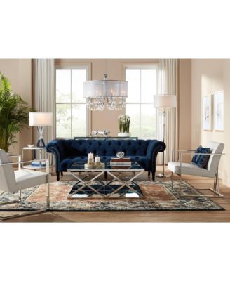 Proxima Modern Table Lamp 28" Tall Chrome Crisscrossing Metal Sheer Outer White Inner Rectangular Shade for Bedroom House Home