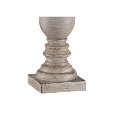 Regency Traditional Table Lamps 26 1/2" High Set of 2 Beige Washed Fabric Tapered Drum Shade for Bedroom Living Room Bedside Nightstand