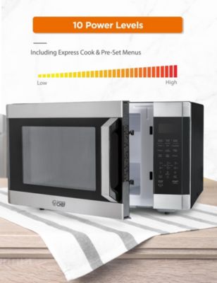 Stainless Steel 1.6 cu.ft. Touch Control Digital Display Microwave