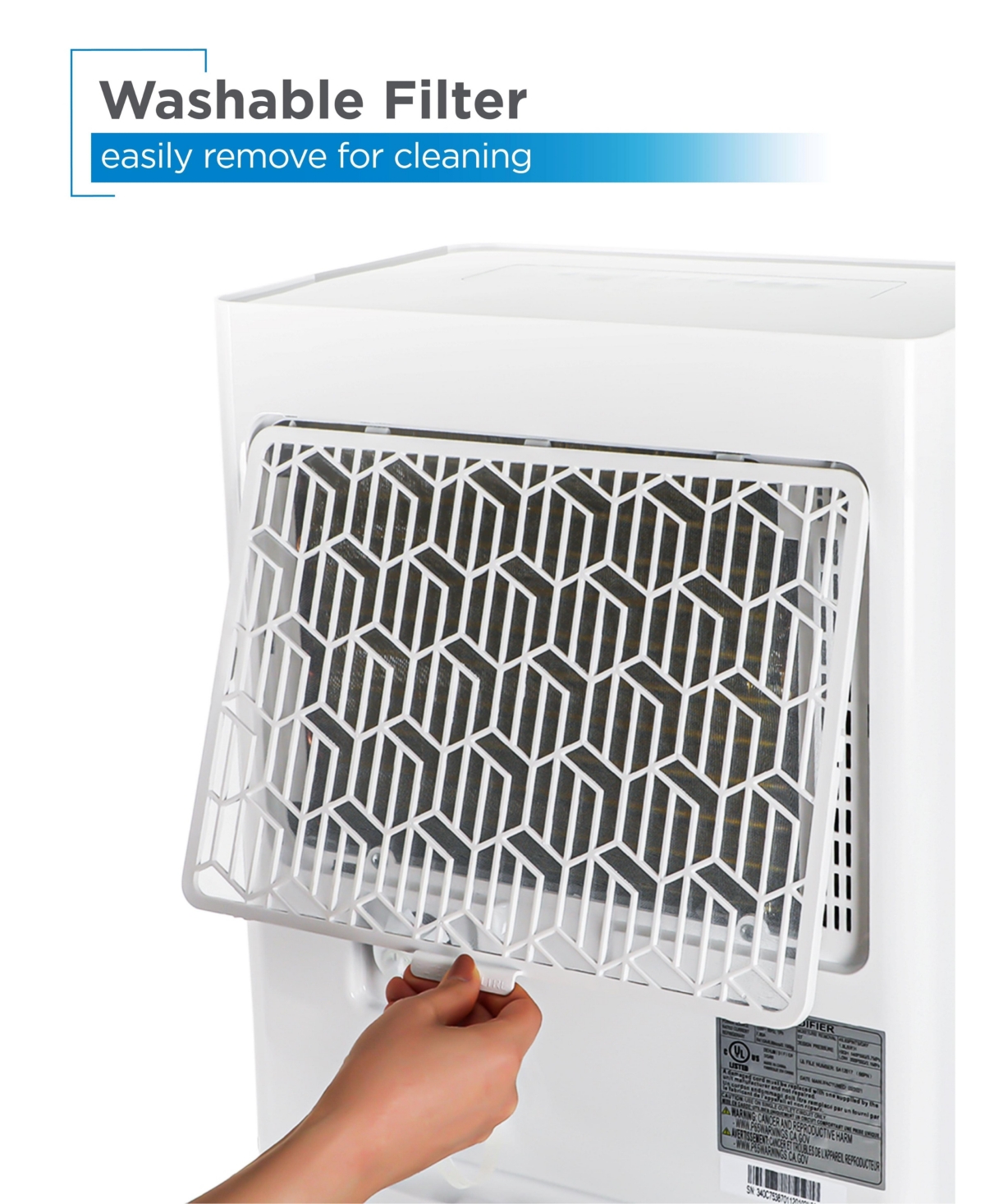 Dehumidifier, 50 Pint Dehumidifier,Portable Dehumidifier with Continuous Drainage 4500 Sq. Ft.
