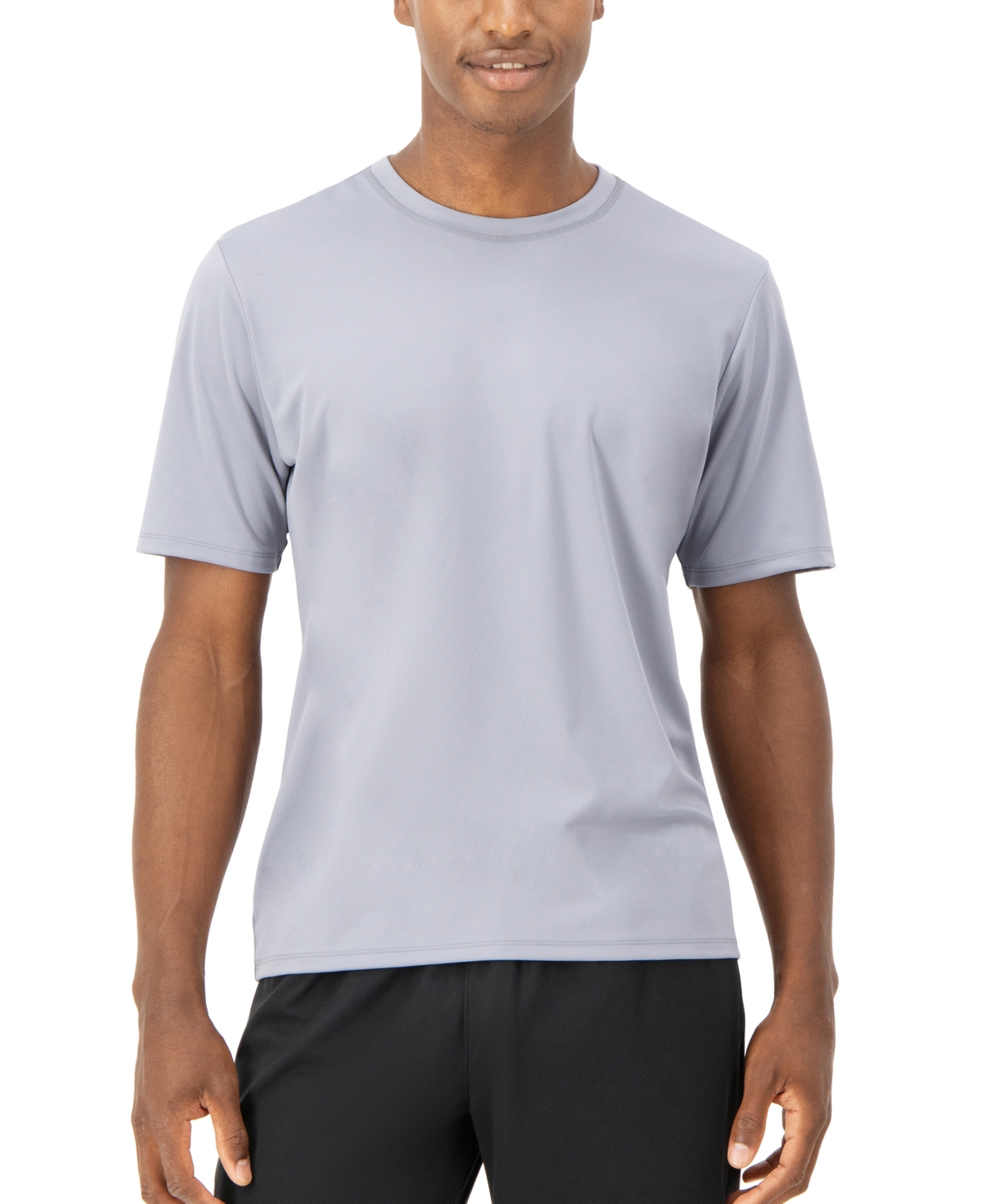 Hanes Men's Moves Performance Short Sleeve Tee In Blue Dive