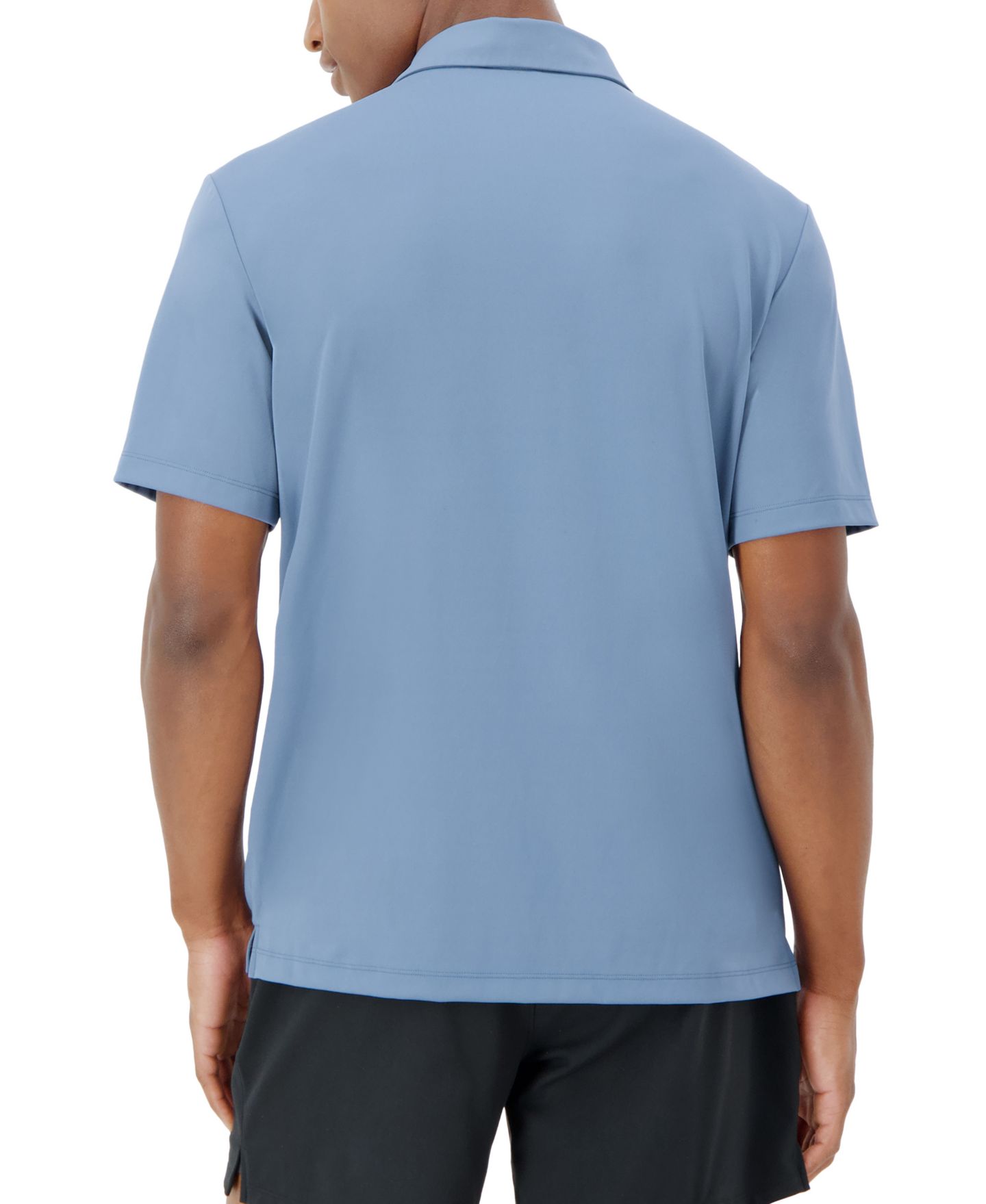 Мужское поло Hanes Moves Performance Short Sleeve Polo, цвет: Чёрный — фото 8