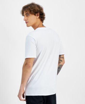 Men's Cotton Shiny-Logo T-Shirt