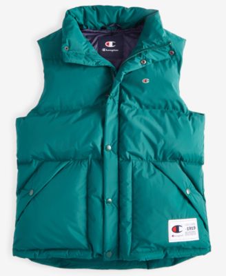 Men's Solid-Color Quilted Puffer Vest