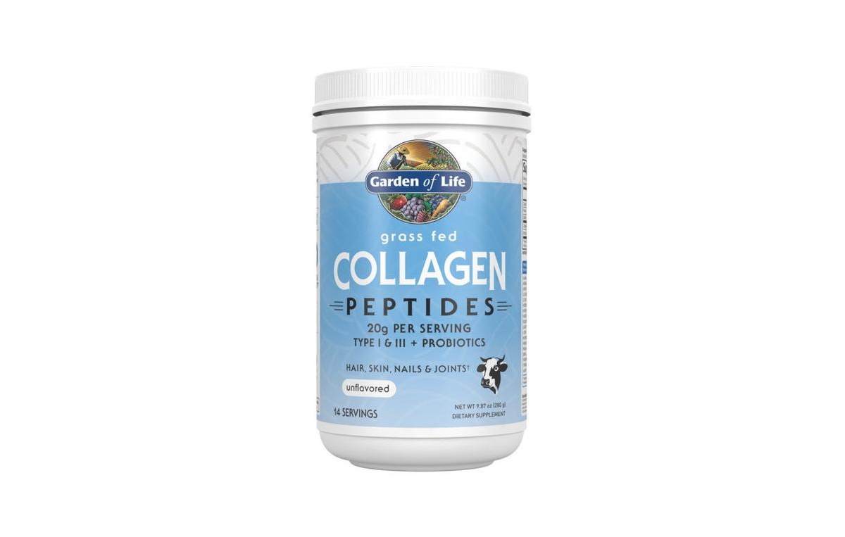 Garden of Life Grass Fed Collagen Peptides Powder, 19.75 Oz