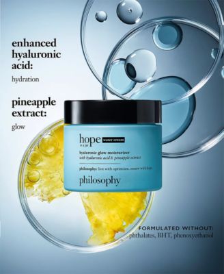 hope in a jar hyaluronic glow moisturizer with hyaluronic acid & pineapple extract, 2-oz.