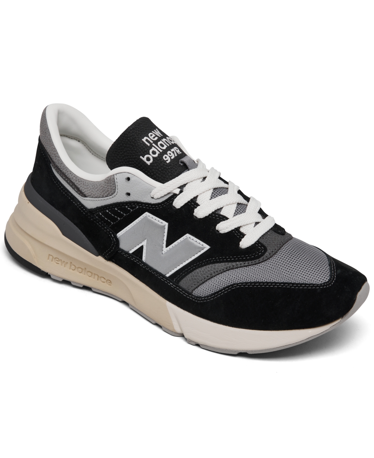 Men's Casual Fashion Sneakers from Finish Line - Black