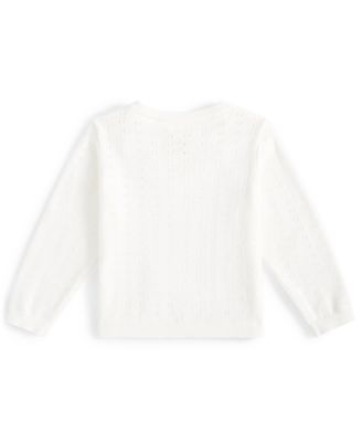 Baby Pointelle Sweater, Exclusively at Macy's