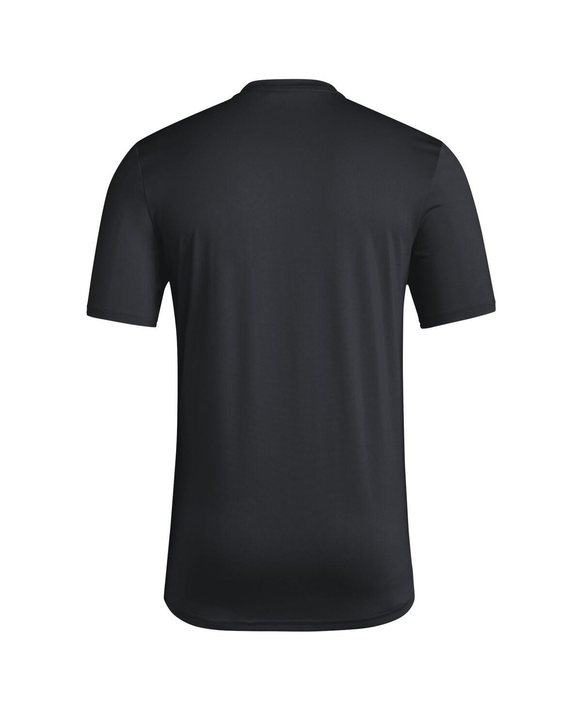 Adidas Men'sNew York Red Bulls 2024 Jersey Hook Aeroready T-Shirt - Black